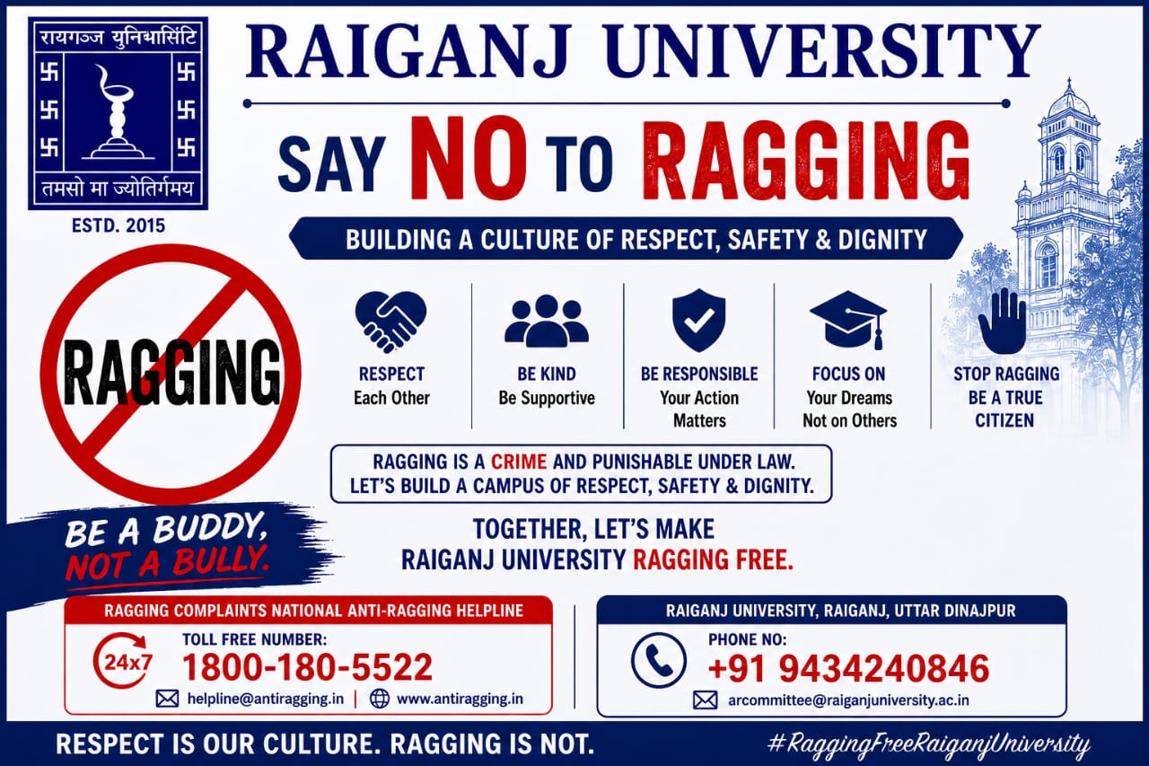 Anti Ragging Jpg Anti-Ragging Committee – Raiganj University
